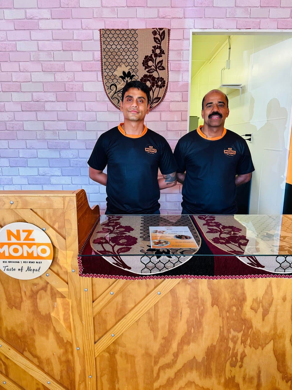Sandeep Pradhan and Mathew Kurian, founders of NZ MOMO